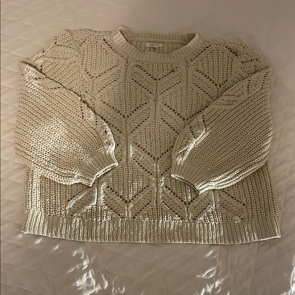 Cozy Cream Knit Sweater